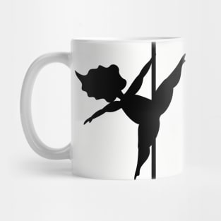 Pole Fitness | Body Confidence | Pole Dancer Silhouette Mug